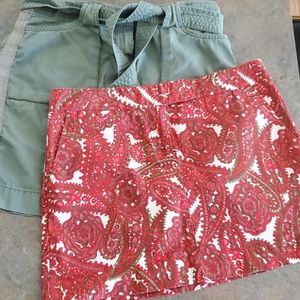 Two J. Crew skirts.